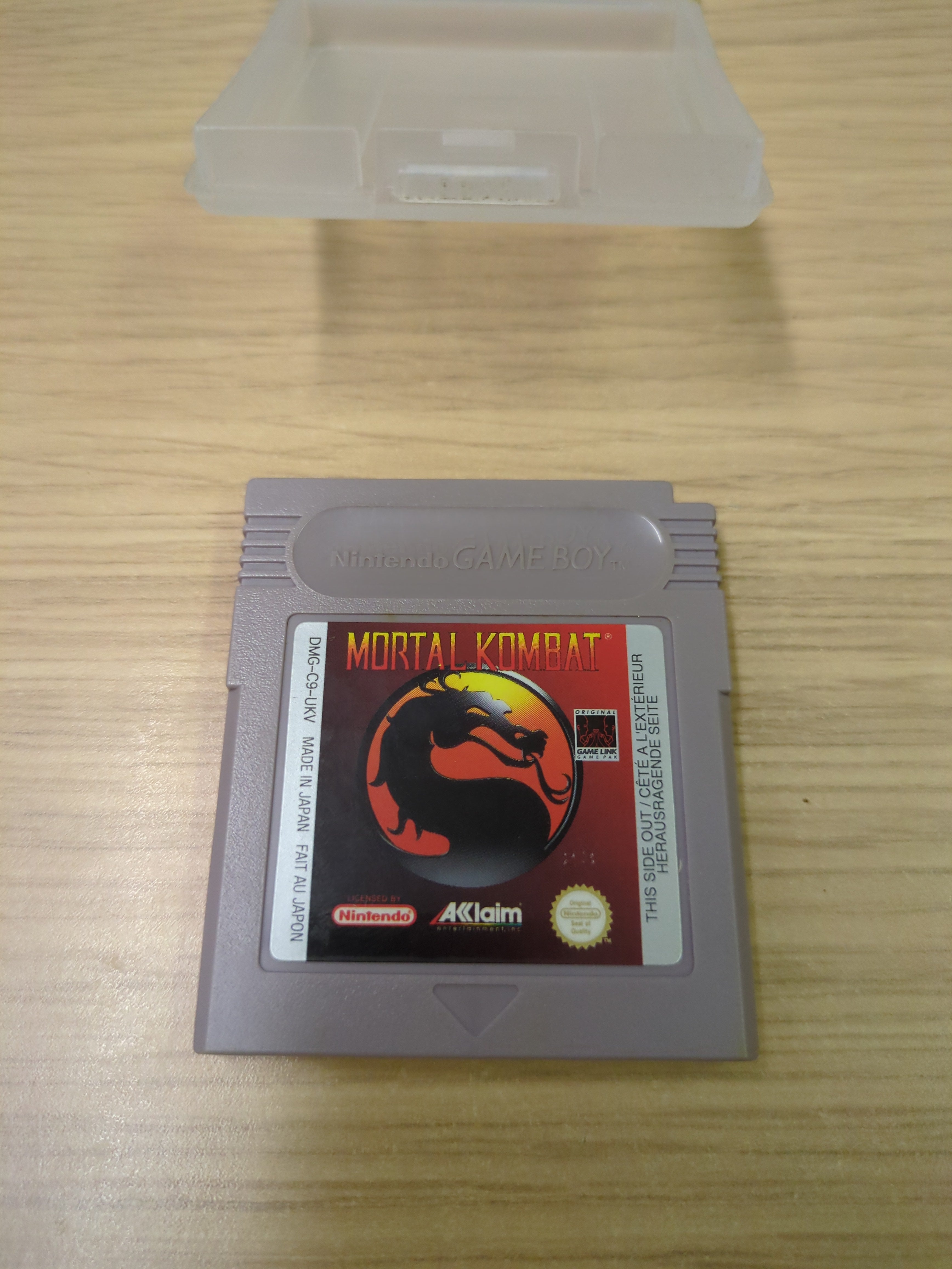 Mortal Kombat Nintendo Game Boy Cart Only Mortal Kombat Nintendo Game Boy Cart Only